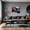 Dark Color Fusion Living Room Demo