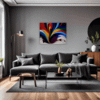 Dark Color Fusion Living Room Demo