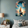 Dawn Solitary Sailboat Bedroom Demo