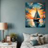 Dawn Solitary Sailboat Bedroom Demo