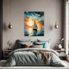 Dawn Solitary Sailboat Bedroom Demo