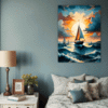Dawn Solitary Sailboat Bedroom Demo