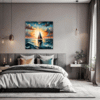 Dawn Solitary Sailboat Bedroom Demo