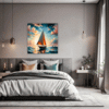 Dawn Solitary Sailboat Bedroom Demo