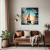 Dawn Solitary Sailboat Bedroom Demo
