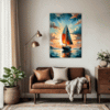 Dawn Solitary Sailboat Bedroom Demo
