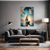 Dawn Solitary Sailboat Living Room Demo