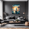 Dawn Solitary Sailboat Living Room Demo