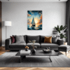 Dawn Solitary Sailboat Living Room Demo