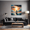 Dawn Solitary Sailboat Living Room Demo