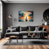 Dawn Solitary Sailboat Living Room Demo