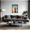 Dawn Solitary Sailboat Living Room Demo