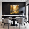 Deer at Golden Sunset Dining Room Demo
