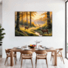 Deer at Golden Sunset Dining Room Demo