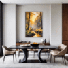 Deer at Golden Sunset Dining Room Demo