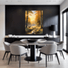 Deer at Golden Sunset Dining Room Demo