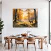 Deer at Golden Sunset Dining Room Demo