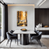 Deer at Golden Sunset Dining Room Demo
