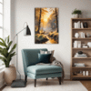 Deer at Golden Sunset Living Room Demo