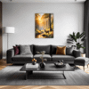 Deer at Golden Sunset Living Room Demo