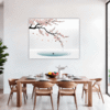 Delicate Sakura Blooms Dining Room Demo