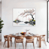 Delicate Sakura Blooms Dining Room Demo
