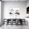 Delicate Sakura Blooms Dining Room Demo