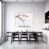 Delicate Sakura Blooms Dining Room Demo