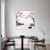 Delicate Sakura Blooms Dining Room Demo