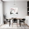 Delicate Sakura Blooms Dining Room Demo