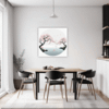 Delicate Sakura Blooms Dining Room Demo
