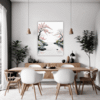 Delicate Sakura Blooms Dining Room Demo