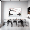 Delicate Sakura Blooms Dining Room Demo