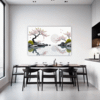 Delicate Sakura Blooms Dining Room Demo