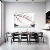 Delicate Sakura Blooms Dining Room Demo