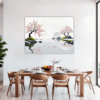 Delicate Sakura Blooms Dining Room Demo