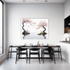 Delicate Sakura Blooms Dining Room Demo
