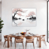 Delicate Sakura Blooms Dining Room Demo