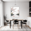 Delicate Sakura Blooms Dining Room Demo