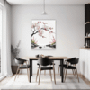 Delicate Sakura Blooms Dining Room Demo
