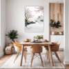Delicate Sakura Blooms Dining Room Demo