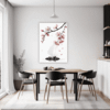 Delicate Sakura Blooms Dining Room Demo