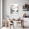 Delicate Sakura Blooms Dining Room Demo