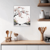 Delicate Sakura Blooms Kitchen Demo