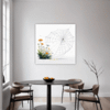 Dew Drops on Spider Web Dining Room Demo