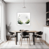 Dew Drops on Spider Web Dining Room Demo
