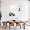 Dew Drops on Spider Web Dining Room Demo