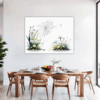 Dew Drops on Spider Web Dining Room Demo