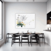 Dew Drops on Spider Web Dining Room Demo