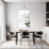 Dew Drops on Spider Web Dining Room Demo